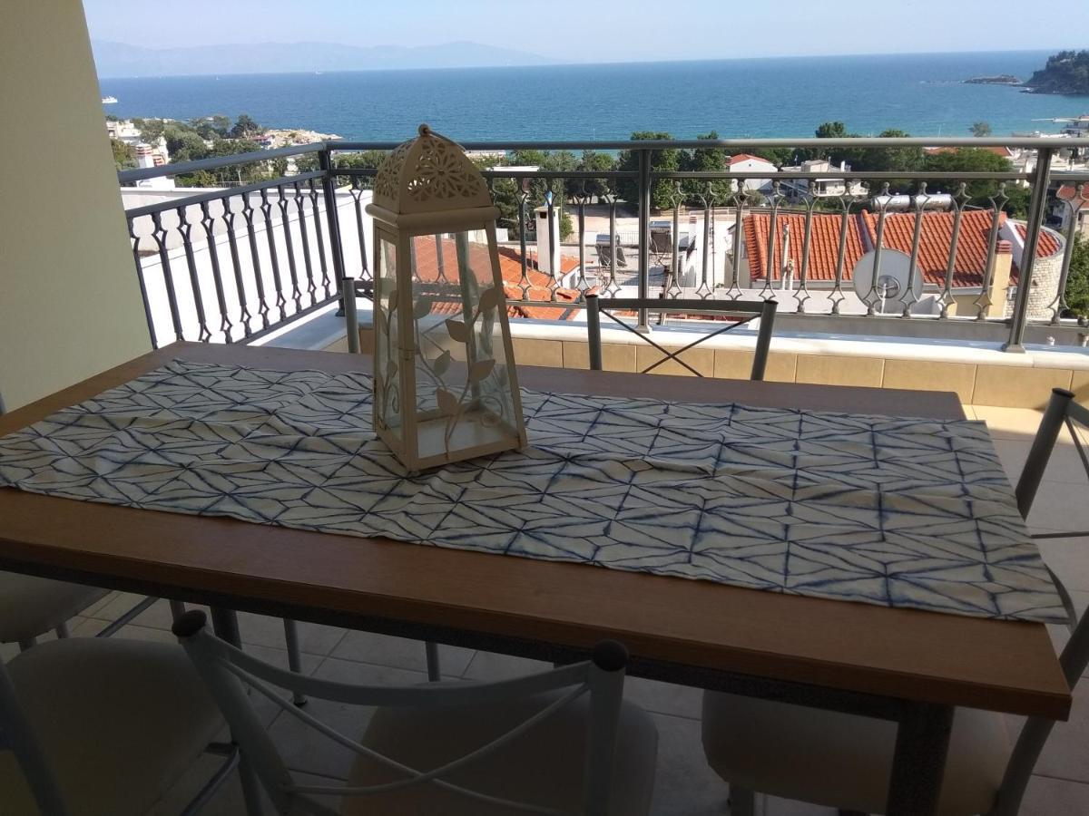 Great Sea View Apartment Кавала Екстер'єр фото